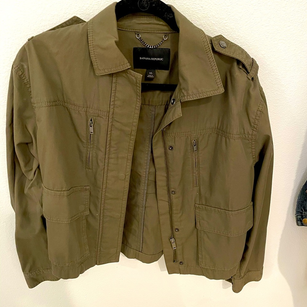 Olive green jacket